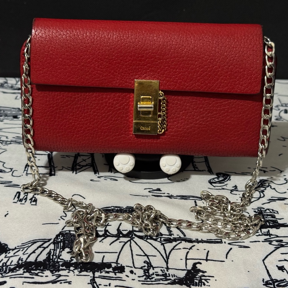 Chloe Chic Red Leather wallet